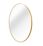 42 Inch Gold Metal Framed Round Bathrrom Mirror for Wall. W2203P304232