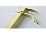 Waterfall Spout Single Handle Bathroom Sink Faucet 38850385