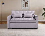 Pull Out Couch Bed-3 in 1 Convertible Sofa Upgraded wear-resistant suede fabric Sleeper Chair W1910P268805