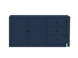 89.7''Wooden Sideboard with Extendable Table,Multifunctional Storage Cabinet with 2 Doors N711P334768V