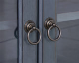 84 in TV Stand for TVs up to 90 inches, No Assembly Required, Corduroy Blue Finish B108P193070