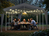 12X20FT Carport Car Port Canopy Grey without Sidewalls 70083042
