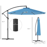 Outdoor beach umbrella/Double-Sided Sun Umbrella 08821145