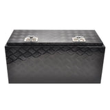 36''Black Aluminum Tool Storage Box Fit For Pickup Truck Bed Lock MT018004 17167141