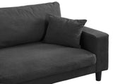 74" High Resilience three seater Sofa, Wooden Frame 3 Seat Sofa, Comfy , Modern Upholstered Sofa, W311P221223