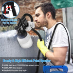 ZUN 650w hvlp electric spray paint gun , 4.9ft air hose, 3 patterns, easy to clean, suitable for 14213611