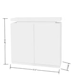 ZUN Large Spaces Shoe Cabinet High Glossy White Color with Led Light have moveable Shelves W2139P143415