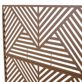 Outdoor & Indoor Privacy Metal Privacy 76" H48" W, Freestanding Decorative Privacy W465P193162