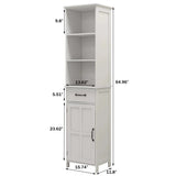 Floor Standing Cabinet with 1 Door and 1 Drawer - White 31354040