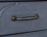 84 in TV Stand for TVs up to 90 inches, No Assembly Required, Corduroy Blue Finish B108P193070