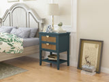2 Drawer Side table,Naturel Rattan,End table,Suitable for bedroom, living room, study W68858072