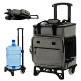 40 L Large Capacity Cooler Bag with Detachable Bottom Plate Gray 38217567
