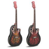 41 inch Full-Size Cutaway Acoustic-Electric Guitar Grape Voice Hole Spruce Top 96459491