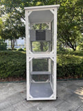 ZUN XPT016 Outdoor indoor cat pet climbing rack play cage lovely big space W171194614