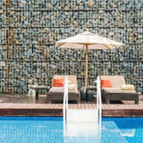 85*68*198cm PE Swimming Pool Escalator White 93765425