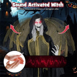 8.2 ft Halloween Decoration Standing Witch 93979471