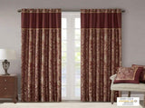 Jacquard Curtain Panel Pair B03598093