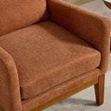 26.18" Wide Modern Accent Chair,Polyester Blend High Back Reading Chair ,Upholstered Armchair Club W1852P216110