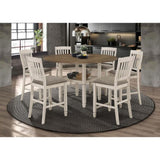 Nutmeg and Rustic Cream Counter Height Chair B062P153683