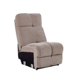 Liyasi OKIN Motor Power Recliner Sofa Multiple Combinations Armless Chair W820P216831