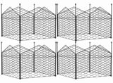 Garden Decorative Fence Panel 20457010