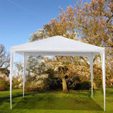 ZUN 3 x 3m Waterproof Tent with Spiral Tubes White 22371752