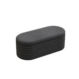 Storage Teddy Ottoman Bench Upholstered Fabric Storage Bench End of Bed Stool with Safety Hinge for W2336P251245