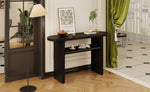 ZUN TREXM Elegant Minimalist Console Table with Rounded Edges and Sturdy Shelf Design for Entryway, N715P195554B