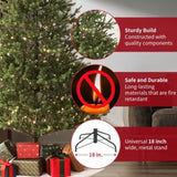 Balsam Fir Heritage 6.5ft Christmas Tree Pre-Lit Artificial Full with 3,025 Branch Tips & 991 20531170