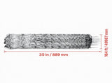 35" H x 164' L Electric Fence Netting, PE Net with Posts & Double-Spiked Stakes, Portable Mesh for 07949546