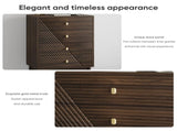 4 drawer dresser, modern wardrobe dresser chest of drawers, wooden cabinet, dresser W1706P318063