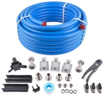 ZUN Compressed Air System Master Kit for M7500 3/4 Inch Pipe x 100 FT 2 Tee Fittings 28387329