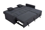 83" Oversized Upholstered Sofa Bed W/Pull Out Couch Bed & Adjustable Backrest,3 Seaters Sofa & Couch W1417131917