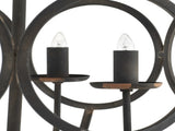 4 - Light Metal Chandelier, Hanging Light Fixture with Adjustable Chain for Kitchen Dining Room W2078138925