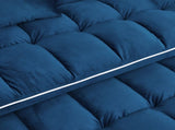 55.51 inch versatile foldable sofa bed in 3 lengths, modern sofa sofa sofa velvet pull-out bed, W2353P205655