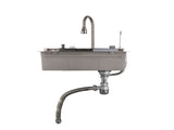 Pull-out Facuet Single Bowl Sink Kitchen Vegetable Sink 304 Whale Waterfall Sink Stainless Steel 58921169