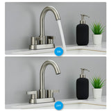 Bathroom Faucet 2 Handle Centerset Sink Faucet with Pop Up Drain Assembly, 4 Inches 91307232