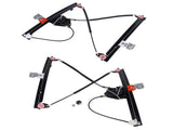 2X Rear Door Window Regulator W/O Motor Replacement for 2003-2013 Maserati Quattroporte M139 65850159