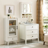 Bathroom Storage Cabinet, Medicine Cabinets for Bathroom with Mirror, 2 Doors 2 Adjustable Shelf 3 W1801109067