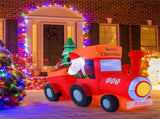 8.6 feet Christmas inflatable train Christmas decorations 71256370