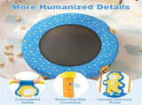 Astronaut Trampoline for Toddlers with Foam Padded Handle and Safety Padded Cover 06218124