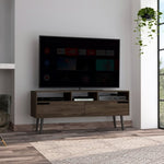 ZUN Hamburg TV Stand For TV´s up 60", Four Legs, Three Open Shelves B128P148713