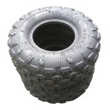 ZUN Pair of ATV Go Kart Tires 145/70-6 Rated Black rubber Depth: 5 mm 61419693