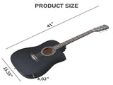 KMA104 41 Inch Dreadnought Cutaway Acoustic Electric Guitar, Basswood Body, Built-in EQ Pickup, 78589688