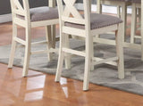 Modern Contemporary Dining Room Furnitures Set of 2 Counter Heights Light Wooden High B01164102