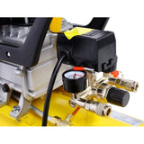 4.5HP Portable 13 Gallons Oil-Lubricated Air Compressor Tank Ultra Quiet Horizontal Tank Adjustable W46564403