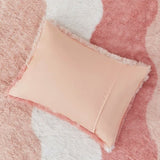 King/Cal King Ombre Shaggy Faux Fur Comforter Set B035P148300