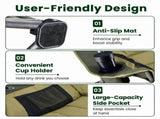 Oversized Heavy Duty Camping Chair, 500 lbs Capacity, Foldable Outdoor Seat with Cup Holder & Side 92230334
