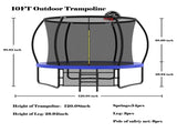 10FT Trampoline K1163P314405