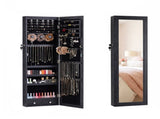 Jewelrys and Storage, 47.2-Inch Tall Lockable Wall or Door Mounted Jewelry Armoire 84545605